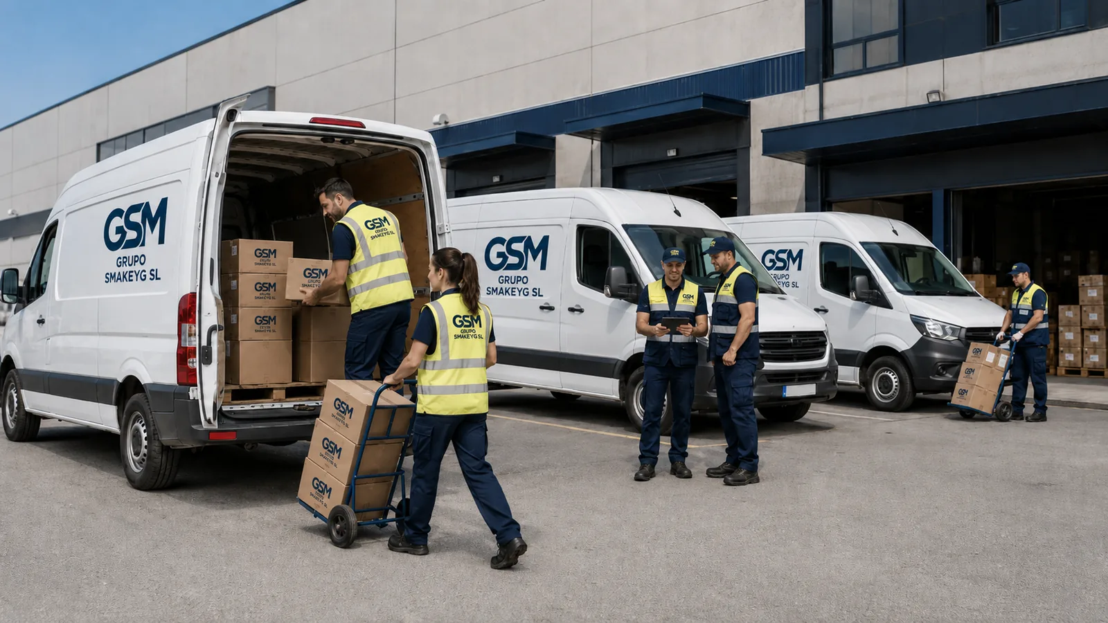 Flota y equipo de GRUPO SMAKEYG SL en la base de Vicálvaro